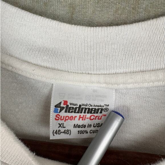 VTG 1989 Nastymix Records T Shirt Sz XL White Single Stitch Sir Mix A Lot Rap - Picture 5 of 7